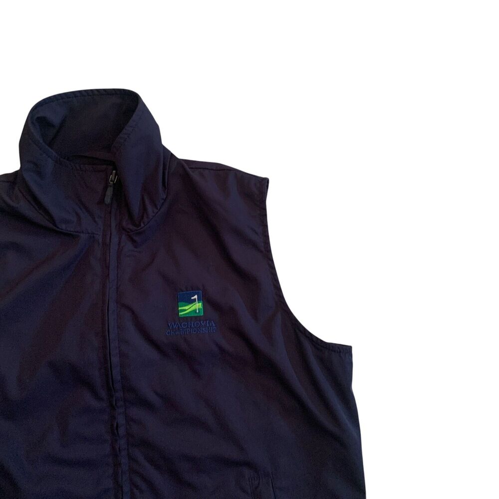 Ralph Lauren Golf Men's Size M Wachova Championship Full Zip Golf Vest - Picture 9 of 11
